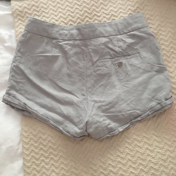 Wilfred grey Allegra linen ribbon shorts | size 0 Aritzia - Picture 9 of 10